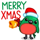 👋 emoji Robin Telegram sticker 5 of 27
