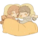 😴 emoji because I like you Telegram sticker 2 of 119