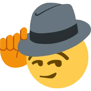 🎩 emoji Больше стикеров: @sticerru Telegram sticker 11 of 120