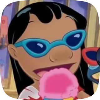 🌈 emoji @KRIKOLVIX 𔓕ᯟ Lilo & Stitch Telegram sticker 22 of 120