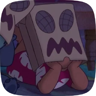 🌈 emoji @KRIKOLVIX 𔓕ᯟ Lilo & Stitch Telegram sticker 20 of 120