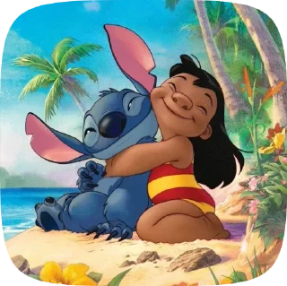 🌈 emoji @KRIKOLVIX 𔓕ᯟ Lilo & Stitch Telegram sticker 13 of 120