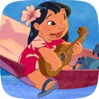 🌈 emoji @KRIKOLVIX 𔓕ᯟ Lilo & Stitch Telegram sticker 16 of 120