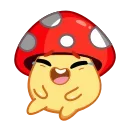 😭 emoji Mushroom (@TgSticker) Telegram sticker 7 of 20