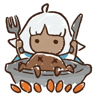 🦀 emoji Sky: Children of the light Telegram sticker 14 of 29