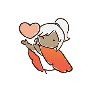 ❤️ emoji sky: children of the light Telegram sticker 19 of 29