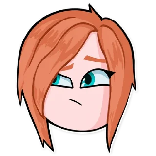 🤨 emoji Юни Telegram sticker 6 of 18