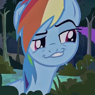 Sticker from Rainbow Dash • @Earth928B