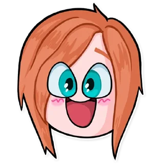 🥳 emoji Юни Telegram sticker 15 of 18