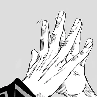 👏 emoji Jujutsu Kaisen Telegram sticker 8 of 50