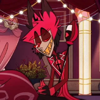 🫸 emoji Alastor Telegram sticker 13 of 120