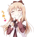 😍 emoji YURU-YURI :: @line_stickers Telegram sticker 9 of 120