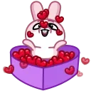 🎁 emoji Зая @shurmin_jpg @TgEmodziBot Telegram sticker 11 of 30