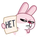 🙅‍♂️ emoji Зая @shurmin_jpg @TgEmodziBot Telegram sticker 9 of 30