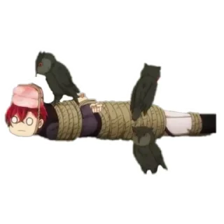 😧 emoji Bungou to alchemist Telegram sticker 22 of 38