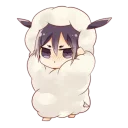 😒 emoji Anime mix By milad Telegram sticker 6 of 120