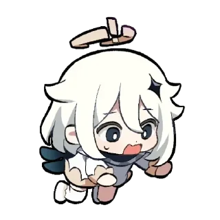 👐 emoji Малышка Паймон Telegram sticker 9 of 60