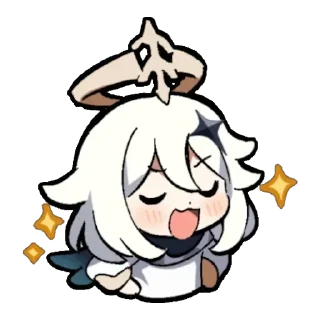 😄 emoji Малышка Паймон Telegram sticker 6 of 60