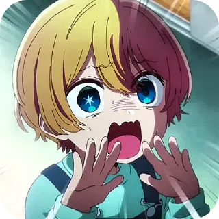 😱 emoji Aqua メ | @Like_1005 Telegram sticker 23 of 120