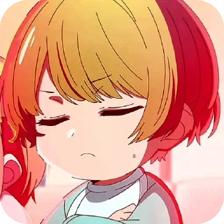 😒 emoji Aqua メ | @Like_1005 Telegram sticker 11 of 120
