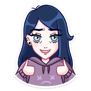👍 emoji Марла :: @stickroom Telegram sticker 14 of 48