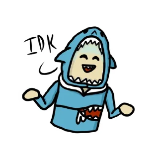 🤷‍♀️ emoji Hololive memes by @alexeykocat Telegram sticker 10 of 100