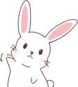 Sticker from Fox and Rabbits :: @line_stickers