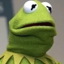 Sticker from Kermit the frog