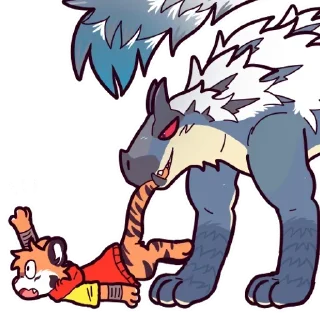 ❔ emoji Electro Tiger @stickersb2b Telegram sticker 18 of 45