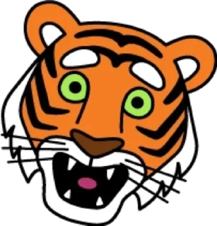 😳 emoji Tiger @stickersb2b Telegram sticker 13 of 20