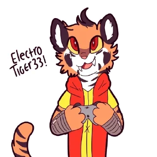 🎮 emoji Electro Tiger @stickersb2b Telegram sticker 9 of 45