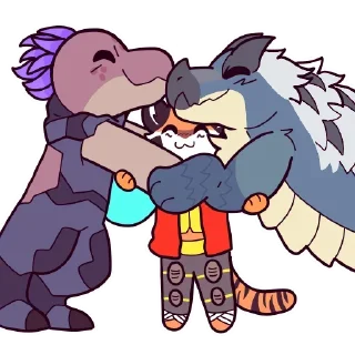 🤗 emoji Electro Tiger @stickersb2b Telegram sticker 23 of 45