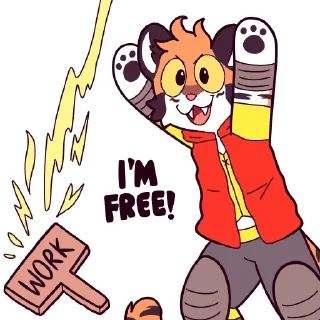 🆓️ emoji Electro Tiger @stickersb2b Telegram sticker 7 of 45