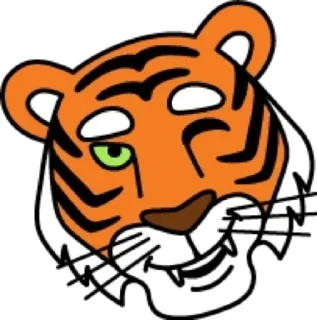 😉 emoji Tiger @stickersb2b Telegram sticker 6 of 20