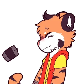 😣 emoji Electro Tiger @stickersb2b Telegram sticker 15 of 45