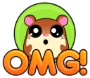 😱 emoji Весёдый Хомяк Telegram sticker 15 of 22