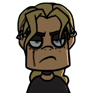 😒 emoji Metal Family Telegram sticker 23 of 45