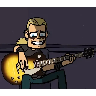 😬 emoji Metal Family Telegram sticker 17 of 45