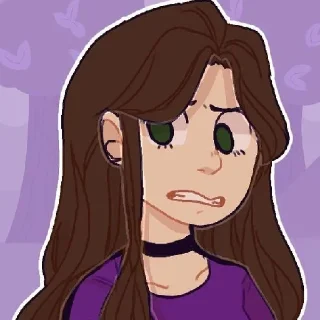 🤨 emoji Эшли~ Telegram sticker 7 of 42