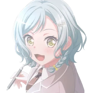 🩹 emoji ♡ ' Hina ! ꒱ @komikupacks Telegram sticker 22 of 30