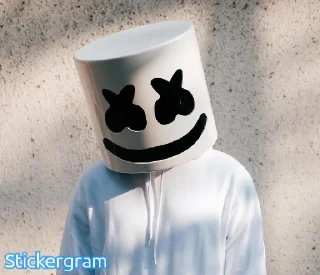 ☺️ emoji Marshmello DJ Telegram sticker 6 of 29