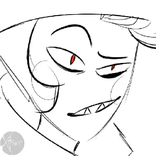 🤨 emoji Люцифер Telegram sticker 5 of 62