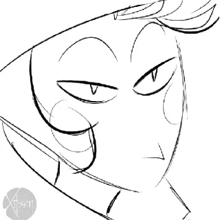 😑 emoji Люцифер Telegram sticker 16 of 53