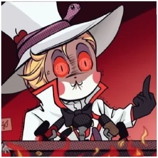 🖕 emoji Люцифер Telegram sticker 12 of 53