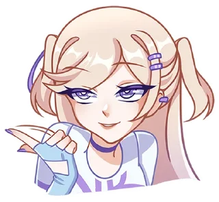 ☝ emoji Филомена без надписей @TgSticker Telegram sticker 6 of 49