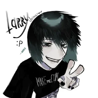 😎 emoji LARRY:P ||🗯 Telegram sticker 6 of 15