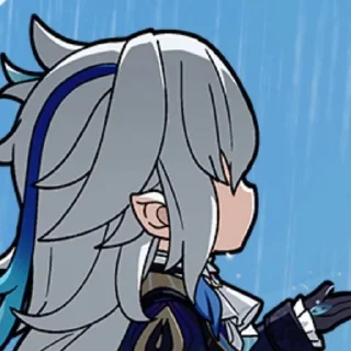 😔 emoji Neuvillette @diosstickers Telegram sticker 21 of 47