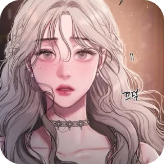 Sticker from lily of the valley