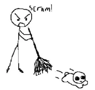 😠 emoji sad ugly creatures Telegram sticker 21 of 76