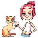 🙌 emoji Mia Catlady Telegram sticker 23 of 30